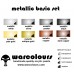 warcolours metallics - basic paint set (layering and effects) - 8 bottles